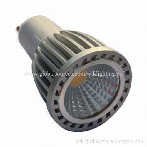 7W COB LED Spotlight/560lm/GU10/MR16/E27 Base/Aluminum Housing/2,700-3,500/3,500-5,000/5,000-7,000K
